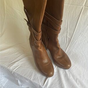 UGG Australia Brown Leather Women's Heeled Boot